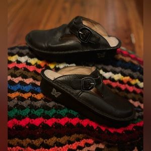 Alegria classic black Napa clog size 37